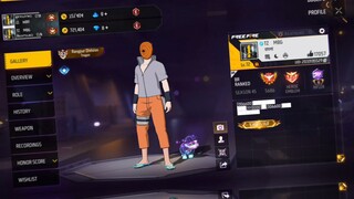 this is my profile in FREE FIRE.