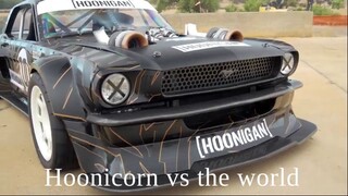 4000HP NHRA Corvette C6 vs 1400HP hoonicorn mustang