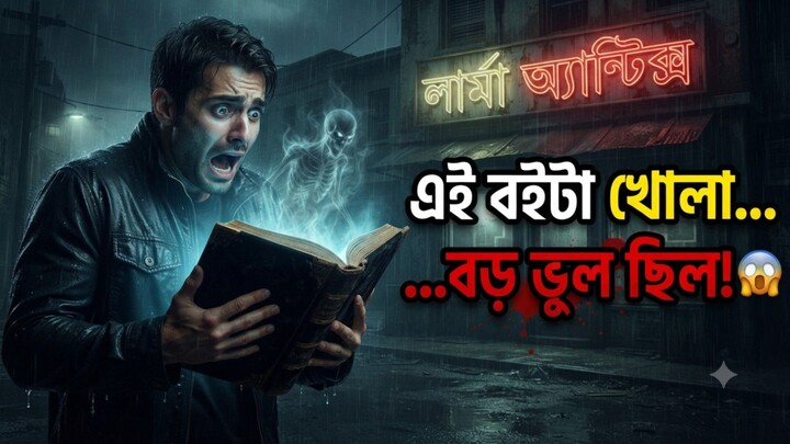 বৃষ্টির রাতের অভিশপ্ত বই! | রহস্যময় অ্যান্টিক দোকান ও পিশাচ কাহিনী | Bangla Horror Story