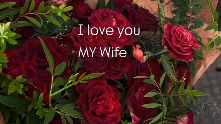 I love you my wife 😘