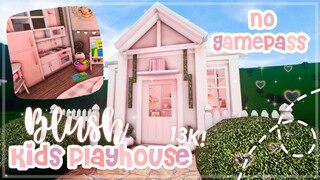 No Gamepass Blush Pastel Kids Playhouse I 13k! I Bloxburg Speedbuild and Tour - iTapixca Builds