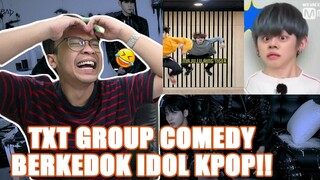 TXT NGOMONG GAK DI FILTER!! TXT Try Not To Laugh Challenge!!