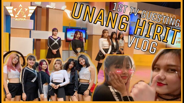 [VLOG #4] 1st TV Guesting for Unang Hirit! - February 19, 2020 | ALPHA PHILIPPINES