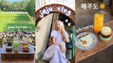jeju island vlog 🍊 cafe hopping, beach bar, korean bbq, aesthetic desserts, international giveaway
