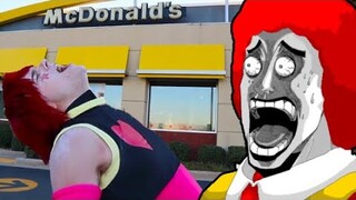 Ronald McDonald but it's Hisoka