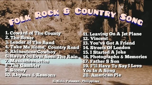 Folk Rock & Country Music 2023