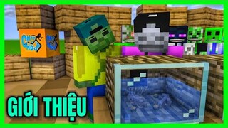 [ Lớp Học Quái Vật ] CHẠY ĐI CHỜ CHI ( GIỚI THIỆU) | Minecraft Animation