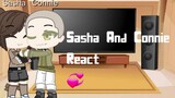 Sasha and Connie react to tiktoks | 1/? | AOT |