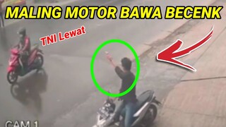 Maling Motor Bawa Becenk Terbaru 2022 !! Maling Motor Semakin Nekat Di Daerah  cileungsi Bogor