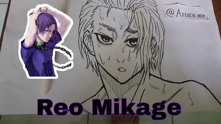DRAWING REO MIKAGE FROM BLUELOCK! Speed Draw #1