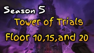 Tower Season 5 Floor 10,15,and 20 | Seven Deadly Sins: Grand Cross