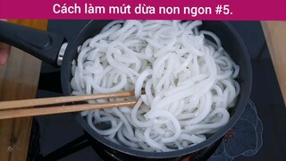 Cách làm mứt dừa non siêu ngon p5