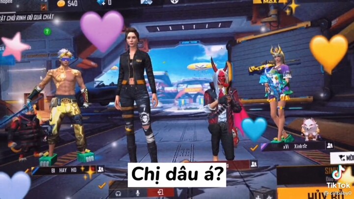 Tik Tok Free Fire : Yêu qua game là gì , Cậu chỉ tôi đi # Cat đáng yêu