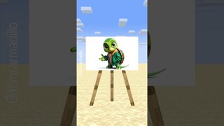 HELP Herobrine Draw MIKEY - MAIZEN Challenge (Bones - Imagine Dragons) #minecraftanimation
