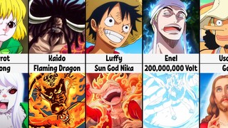 First and Final Form of One Piece Characters