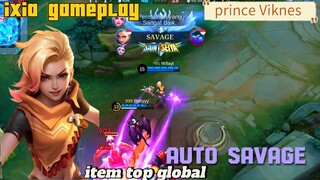 combo ixia Alice musuh ngak bisa gerak jalan (highlight mlbb)