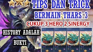 TUTORIAL THARZ 3 , CUKUP 4 HERO ,  PENJELASAN AGAR TIDAK TUSUN DAN AUTO WIN