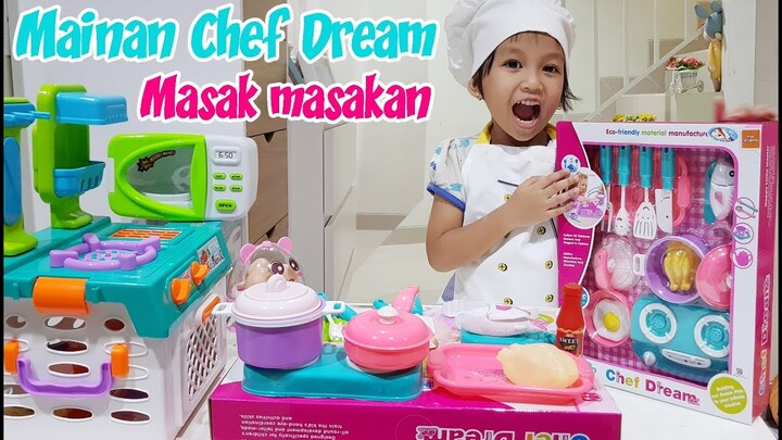 Unboxing Mainan Anak Masak-Masakan Chef Dream Hadiah Giveaway dari Kak Nayfa