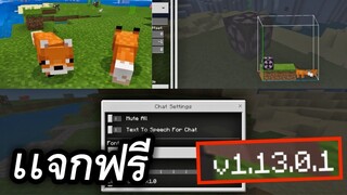 เเจก+รีวิว Minecraft PE 1.13.0.1 เพิ่ม สุนัขจิ้งจอก เเละการใช้งานStructure Block & การตั้งค่าใหม่