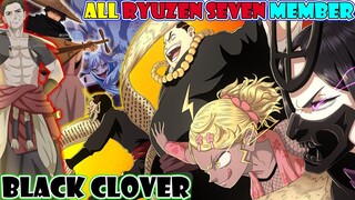 Mengenal Lebih Dekat Semua Anggota Ryuzen Seven Bawahan Langsung Ryudou Ryuya Di Black Clover