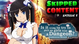 The New Hestia Familia | DanMachi Cut Content Season 2 Episode 5 - What Did The Anime Change?