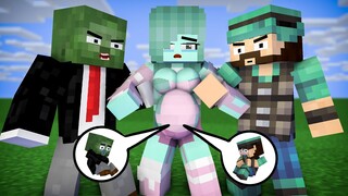 Monster School : Baby Zombie birthday| Rip Family Zombie - Sad Story - Minecraft Animation