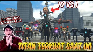 NEW TITAN SKIBIDI TOILET UPGRADE VS 10 TITAN TERKUAT DI SKIBIDI TOILET! Ternyata Ini TITAN Terkuat