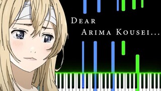 Familiar voice, tears when you hear it, Your Lie in April OP "If You Can Shine" [PianoDeuss Desu]