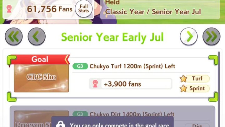 Sakura Bakushin O CBC Sho G3 Run