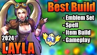 LAYLA BEST BUILD 2024 | TOP 1 GLOBAL LAYLA BUILD | LAYLA - MOBILE LEGENDS | MLBB (Part 3)