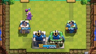 Clash Royale: 4/2 gameplay (teamwork)