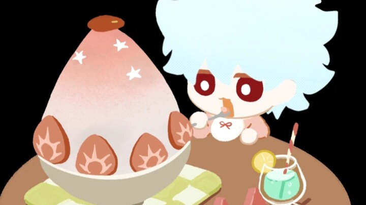 Hanya seorang Gintoki yang menikmati makanan manis【Dukungan B-Moe】