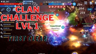 MIR4 GUIDE : CLAN CHALLENGE LVL 1 FIRST CLEAR | SERVER 224 | POWERCRAFT