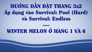 Plants vs. Zombies: Hướng dẫn đặt thang 3x2 (tiếp theo): Winter Melon ở hàng 1 và 6
