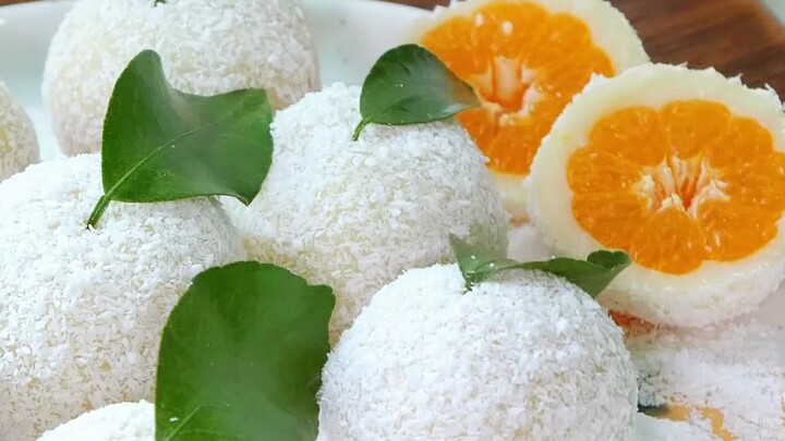 Một rổ vẫn chưa đủ đã mắt! Món bánh dẻo quýt đường ngọt lịm, dẻo mịn, cắn vào là vỡ tung nước, vừa đ