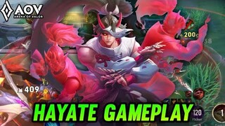 AoV : HAYATE GAMEPLAY | SOLOQ - ARENA OF VALOR | LIÊNQUÂNMOBILE | ROV | COT