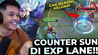 Cara Counter Sun Di Exp Lane Yang Lagi Hits!! Sampe Gak Berani Keluar!! - Mobile Legends