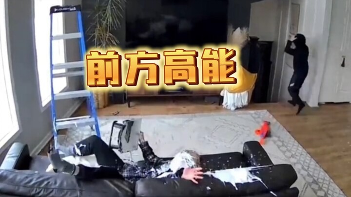A naughty kid beats up their parent…