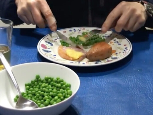 A Crusty Old Brit Tastes Crispy Green Peas and Savors a Crusty Life