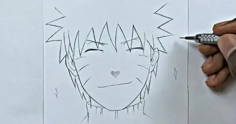 Easy anime sketch | how to draw naruto uzumaki step-by-step - Bstation