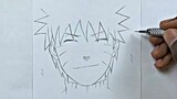 Easy anime sketch | how to draw naruto uzumaki step-by-step