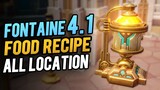 All Fontaine Recipe Location Part 2 | Genshin Impact 4.1