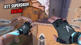 JETT SUPERDASH DI ASCENT GG BANGET (4.04 NOT PATCHED) | Valorant Indonesia