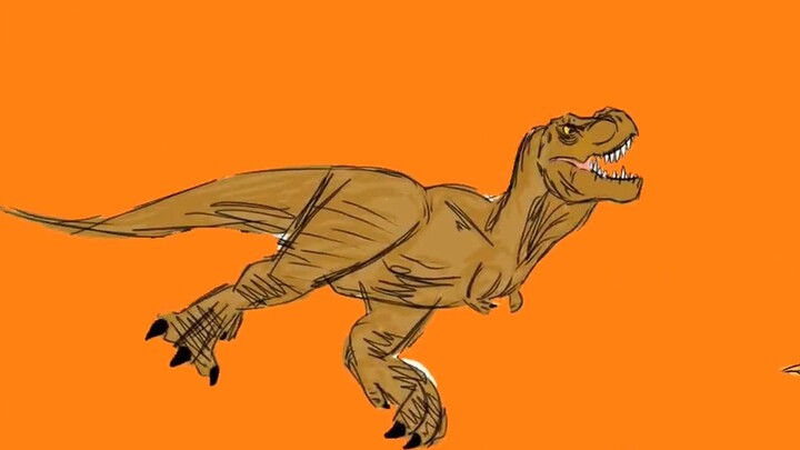 [Chữ viết tay chữ thảo cổ sinh vật học] Tyrannosaurus rex