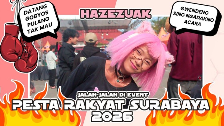 Jalan-jalan di event Pesta Rakyat Surabaya (2026)! | Event jejepangan surabaya