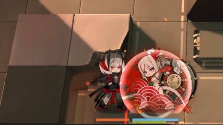 [Arknights] Year · How beautiful is the new skin? (white hair, white robe, white skin, may I be your throne)