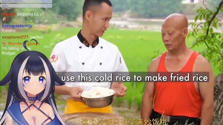 【Shylily熟肉】Lily观看罗杰叔叔观看王刚蛋炒饭