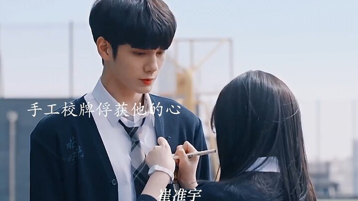 “Cute top student girl woos the adorable, shy and introverted boy—she really can’t resist those litt