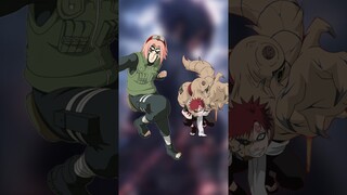 GAARA VS SAKURA HARUNO WHO IS STRONGEST #naruto #kakashi #minato #sasuke #shorts #anime #fight