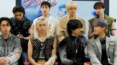 Wawancara di belakang panggung di Stray Kids Milan Music Festival